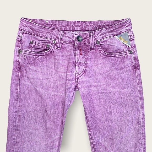 Replay Ladies’ Pink/Purple Low Rise Bootcut Jeans - Picture 10 of 15